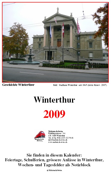 Winterthurer-Bild-Wandkalender
2005